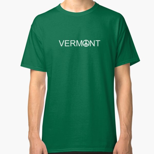 Vermont Peace Sign Shirt Classic T-Shirt