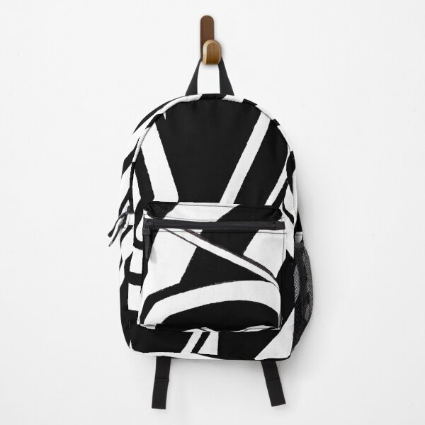 Item preview, Black and White Abstract People - Stripes - High Contrast Expressionism designed and sold by Inomaly Art.