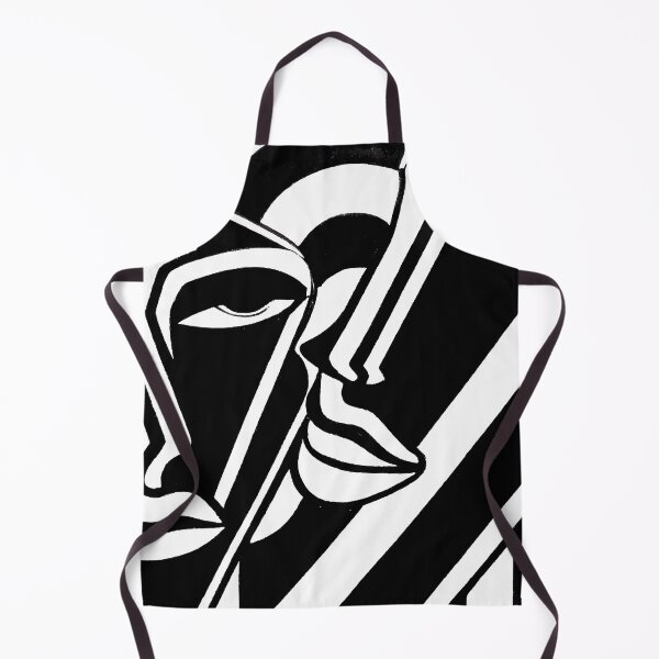 Artikelvorschau, Black and White Abstract People - Stripes - High Contrast Expressionism entworfen und verkauft von Inomaly Art.