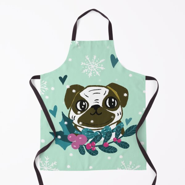 Item preview, Adorable puggy puppy christmas designed and sold by pinkyfish1010.