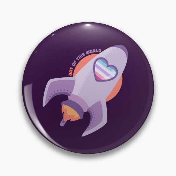 Item preview, OUT of this World - Bigender Pride designed and sold by ZeNami.