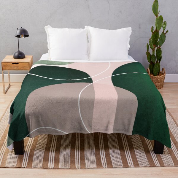 Item preview, Arcos de mediados de siglo en rosa y verde 1 designed and sold by UrbanEpiphany.