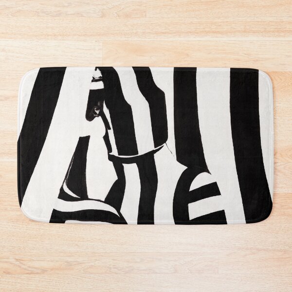 Item preview, Black and White Abstract Art - Stripes - High Contrast Expressionism designed and sold by Inomaly Art.