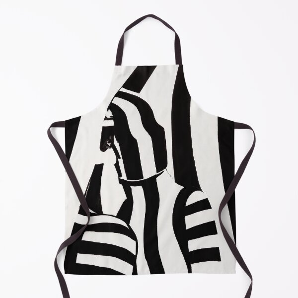 Item preview, Black and White Abstract Art - Stripes - High Contrast Expressionism designed and sold by Inomaly Art.