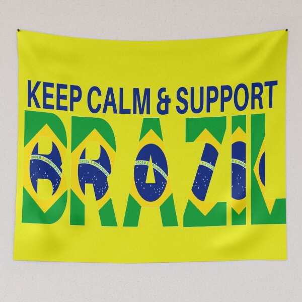 Item preview, KEEP CALM AND SUPPORT BRAZIL - SUPPORT BRAZIL  designed and sold by ArtzandDesignz.