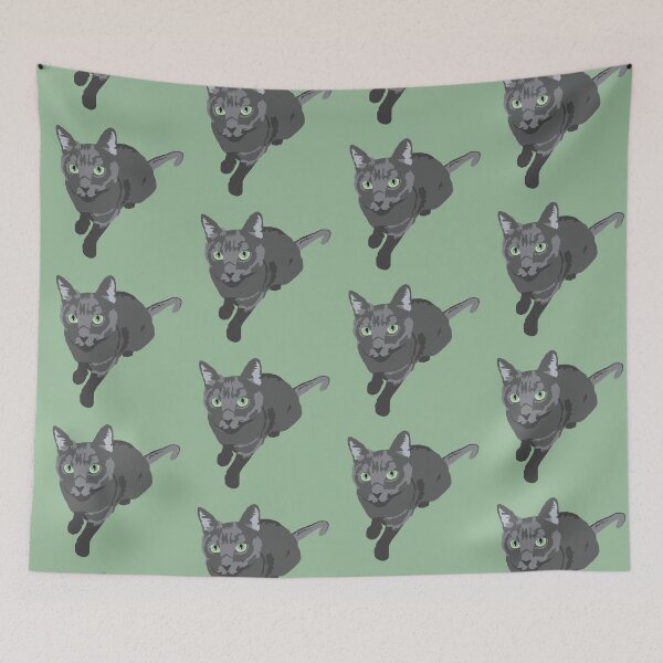 Item preview, Russian Blue Cat designed and sold by designcardinal.