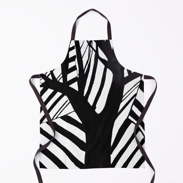 Artikelvorschau, Black and White Abstract Tree - Stripes - High Contrast Expressionism entworfen und verkauft von Inomaly Art.