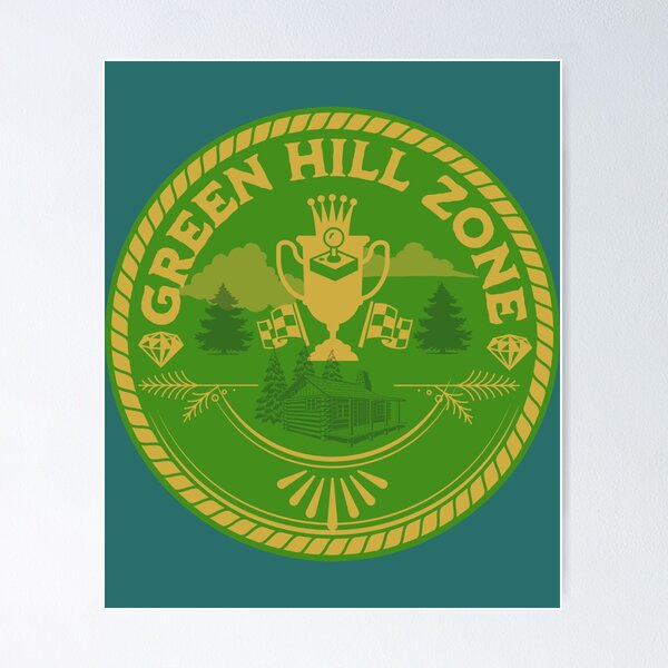 Green Hill Zone 13x19 Poster – Rocket Pop Inc.