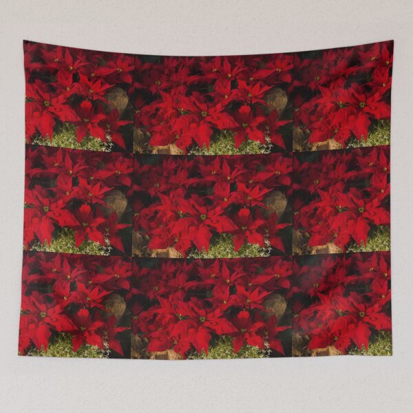 Item preview, Vivid Scarlet Christmas Star - Poinsettias Impressions designed and sold by Georgia Mizuleva.