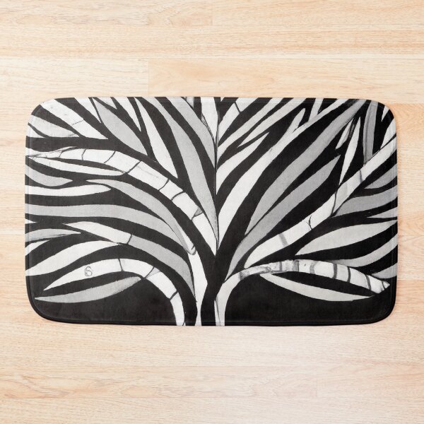 Item preview, Black and White Abstract Tree - Stripes - High Contrast Expressionism designed and sold by Inomaly Art.