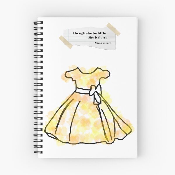 Item preview, Yellow Dress with Shakespeare quote designed and sold by Alison Pearce.