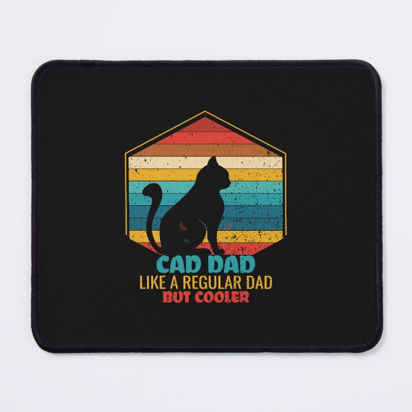 Item preview, Cad dad like a regular dad but cooler designed and sold by pqrstshirts.