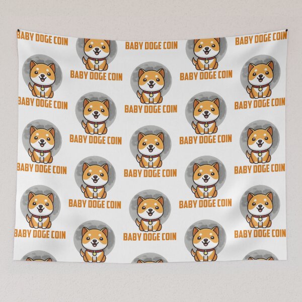 Item preview, Baby Doge coin - Cryptocurrency - Shiba BabyDoge designed and sold by HebeReynolds.