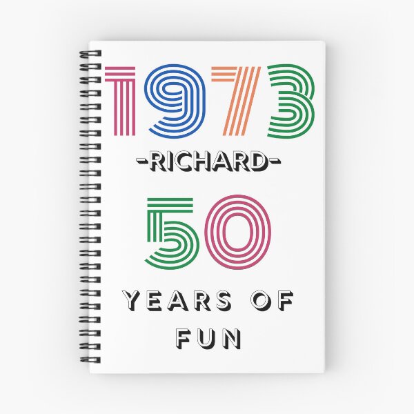 Item preview, RICHARD NAME: RICHARD 50 YEARS OF FUN DESIGN. designed and sold by AlexRelax.
