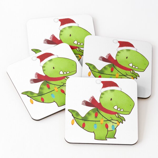 Item preview, Funny Christmas Dinosaur Tree Rex  designed and sold by yuzudesign.