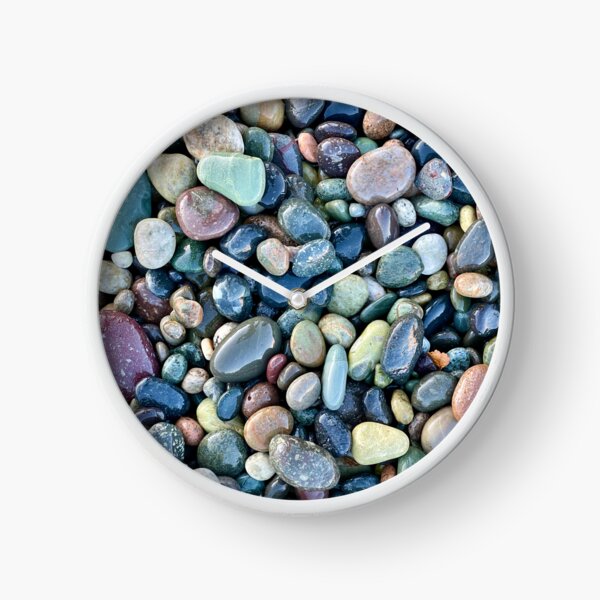 Gemstone Pebbles Clock