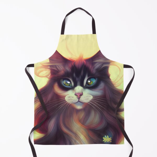 Item preview, Long Haired Cat - Modern Digital Art designed and sold by Ai-michiart.
