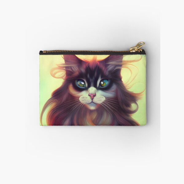 Item preview, Long Haired Cat - Modern Digital Art designed and sold by Ai-michiart.