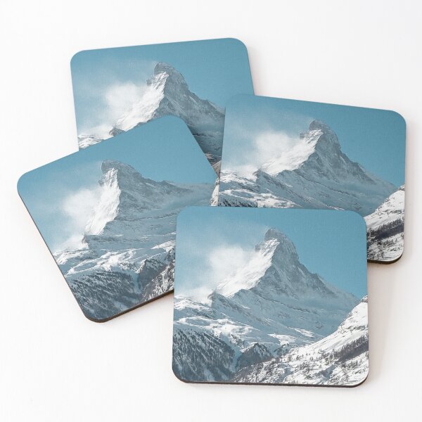 Item preview, Matterhorn Mountain Switzerland Zermatt, European Swiss Alps Mountains, Winter Matterhorn Landscape Oil Paint, Switzerland Highest Peak designed and sold by Paintcorner.