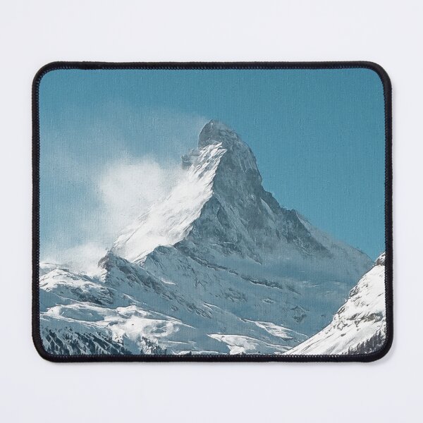Item preview, Matterhorn Mountain Switzerland Zermatt, European Swiss Alps Mountains, Winter Matterhorn Landscape Oil Paint, Switzerland Highest Peak designed and sold by Paintcorner.