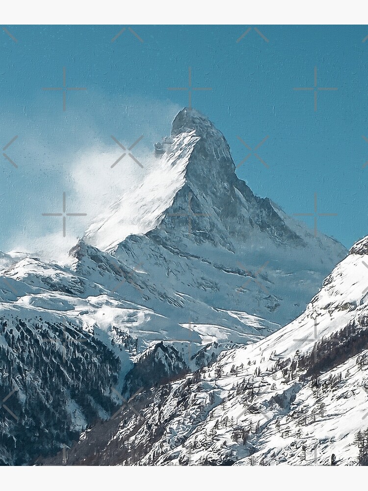 Montagnes, Poster Montagne pour chambre | L’Afficherie