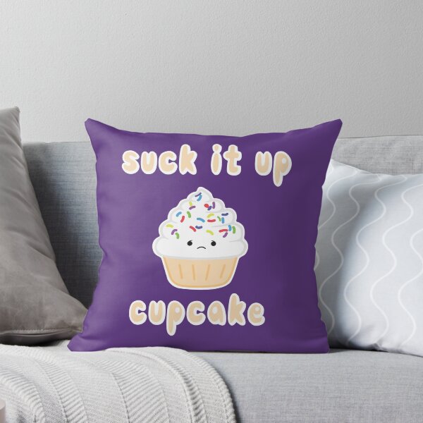 Item preview, Suck it up Cupcake (Vanilla) designed and sold by Slothgirl Art.