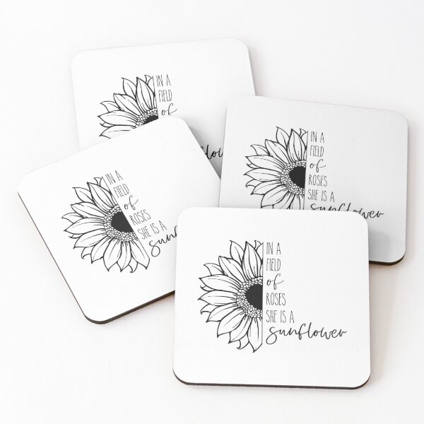 Item preview, In a Field of Roses, Shes a Sunflower- Gifts For Sunflower Lovers designed and sold by lduke47.