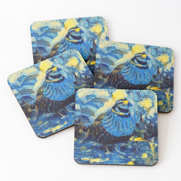 Item preview, Good ol' Bobwhite Critter Tribute ... Vincent Van Gogh's Starry Night Style  designed and sold by SeaStories88.