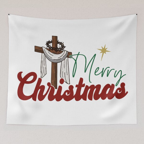 Item preview, Merry Christmas, The Cross, and The Star designed and sold by Jessi-Sketches.