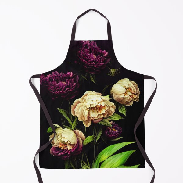 Item preview, Elegant Dark Florals Peonies & Roses designed and sold by Ealaionta Design.