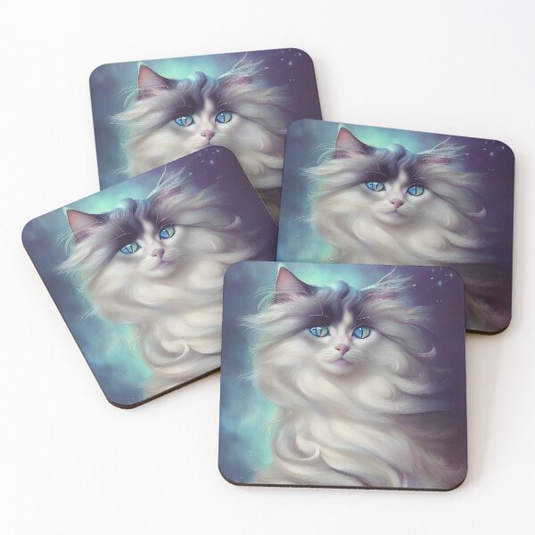 Item preview, Gato pelo largo - Arte digital moderno designed and sold by Ai-michiart.