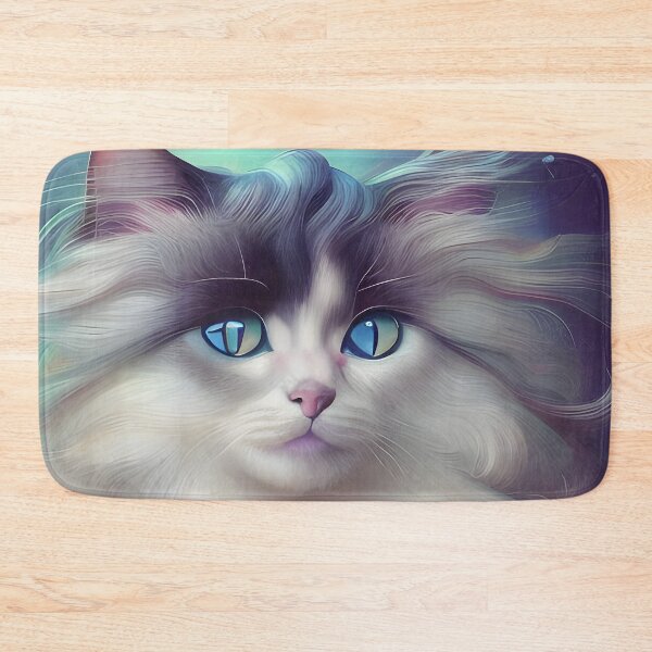 Item preview, Long Haired Cat - Modern Digital Art designed and sold by Ai-michiart.