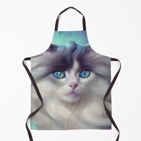 Item preview, Long Haired Cat - Modern Digital Art designed and sold by Ai-michiart.