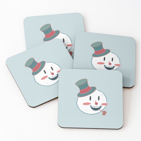 Item preview, Vintage Snowman Cartoon Face Christmas Winter designed and sold by HydrickizKat.