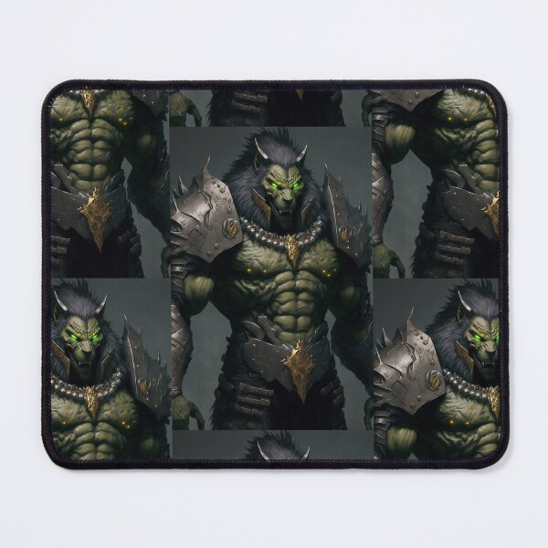 Item preview, Half Orc Werewolf designed and sold by AICreateWorlds.