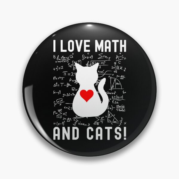 Item preview, I Love Math And Cats - Cat Lover, Math Lover, Cat and Math Lover, Kitten Lover, Math Nerd designed and sold by jadedscientist.