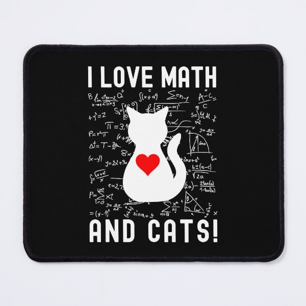 Item preview, I Love Math And Cats - Cat Lover, Math Lover, Cat and Math Lover, Kitten Lover, Math Nerd designed and sold by jadedscientist.