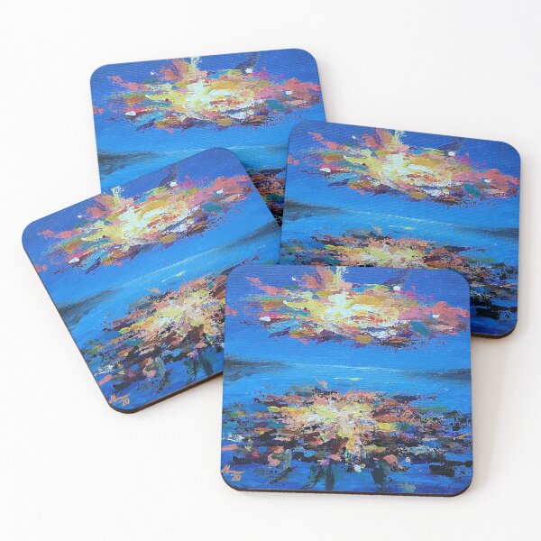 Item preview, Exploding.Blue Sunset designed and sold by Dabbler Art.
