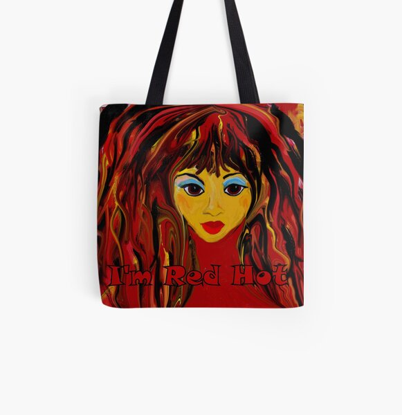 I'm Red Hot! All Over Print Tote Bag
