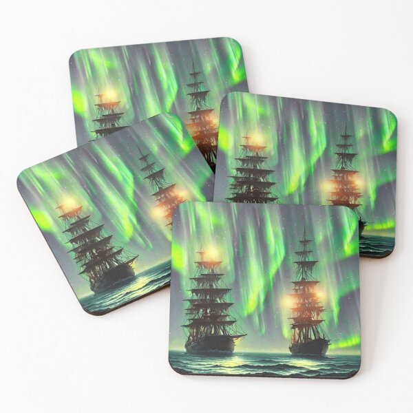 Item preview, Northern Lights And Tall Ships  designed and sold by BrightC.