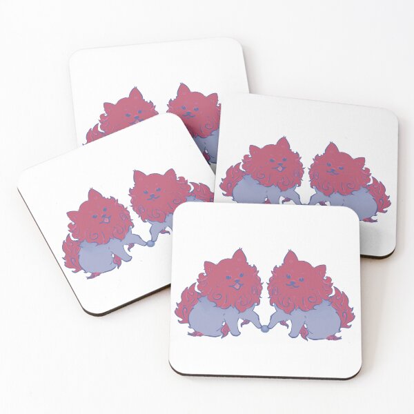Item preview, Koma Inu Poms designed and sold by Sakuradochi.