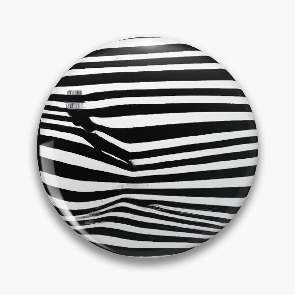 Artikelvorschau, Black and White Abstract Hill - Stripes - High Contrast Expressionism entworfen und verkauft von Inomaly Art.