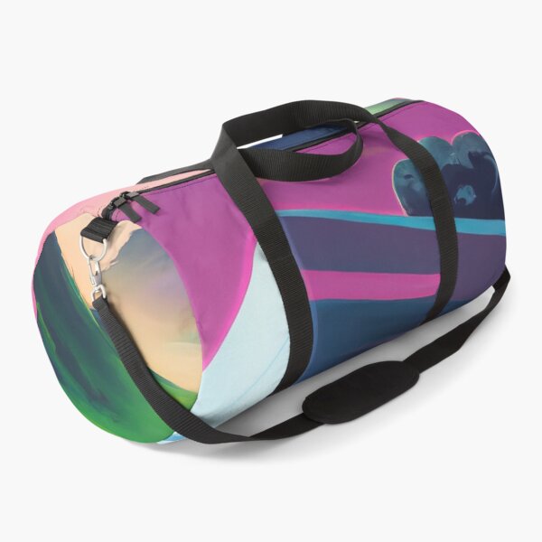 Item preview, Woman in VR goggles in mountains against sunset sky designed and sold by EIKON-PRO.