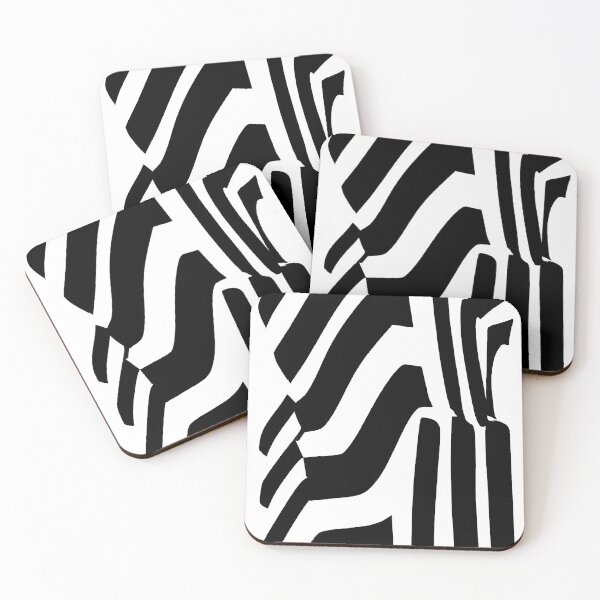 Item preview, Black and White Abstract Art - Stripes - High Contrast Expressionism designed and sold by Inomaly Art.