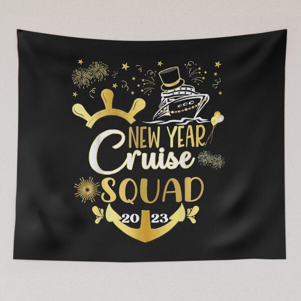 Item preview, New Year Cruise 2023 NYE Party Family Vacation T-Shirt designed and sold by Blue-Rechard.