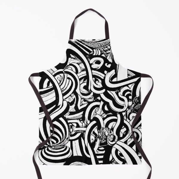 Item preview, Black and White Abstract Art - Stripes - High Contrast Expressionism designed and sold by Inomaly Art.