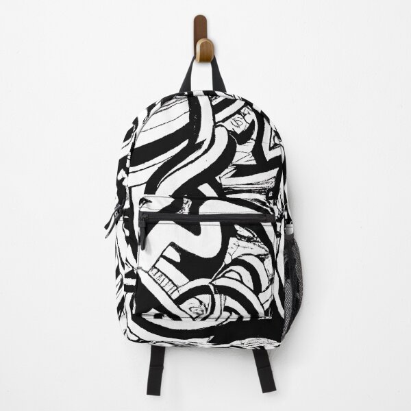 Item preview, Black and White Abstract Art - Stripes - High Contrast Expressionism designed and sold by Inomaly Art.
