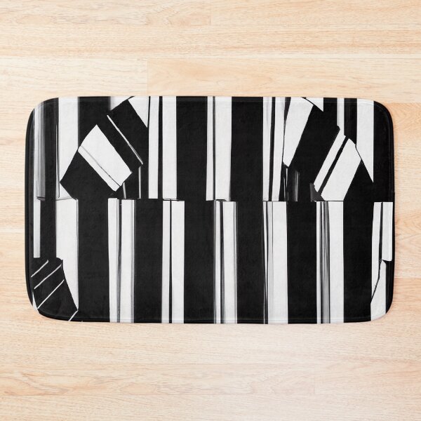 Item preview, Black and White Abstract Circle - Stripes - High Contrast Expressionism designed and sold by Inomaly Art.