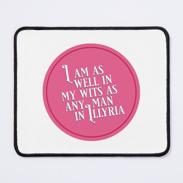 Item preview, Twelfth Night Quote: I am as well in my wits as any man in Illyria designed and sold by rissidesigns.