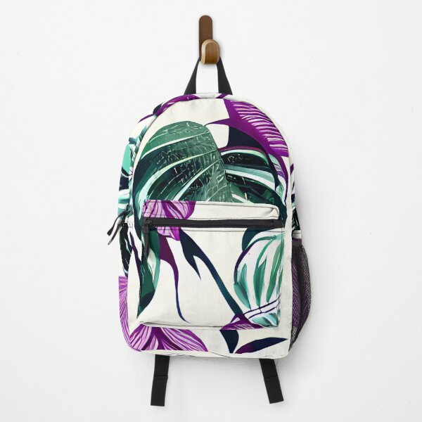 Item preview, Monstera Leaf Violet Green Pattern designed and sold by supeart.
